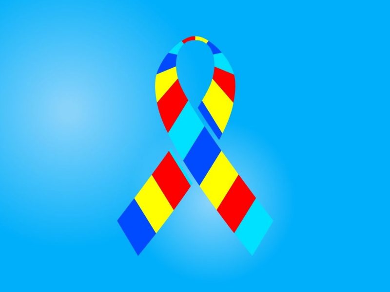O Laço colorido é reconhecido internacionalmente como símbolo do autismo
