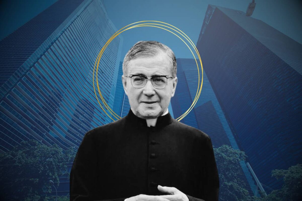 São Josemaria Escrivá é conhecido por ser o santo que nos incentiva a trabalhar bem e com amor.