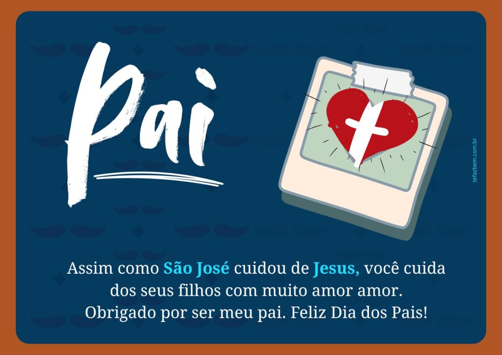 Cartão feliz dia dos pais