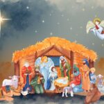 Um presépio mostrando uma cena de Quando começa a Novena de Natal 2025